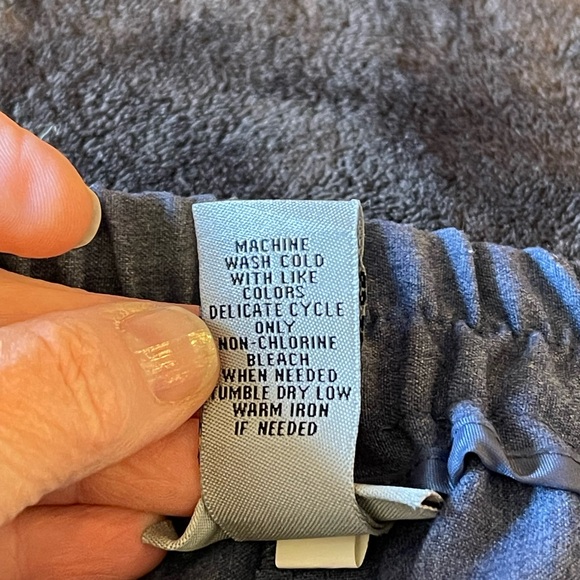 Catherines Refined Fit Women's Pants 4X (30X32) Chambray Blue - Picture 6 of 9